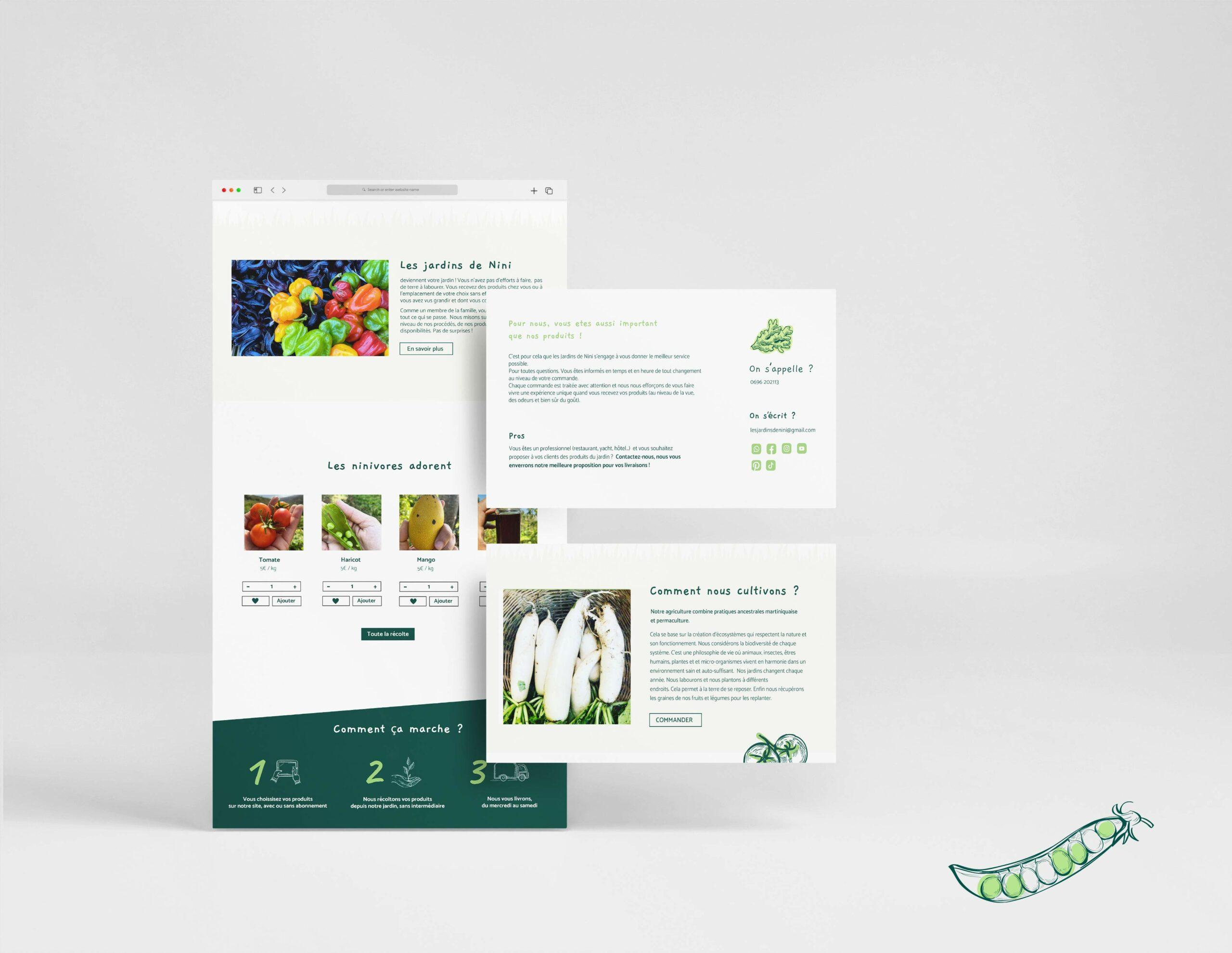 WebDesign Jardins de Nini